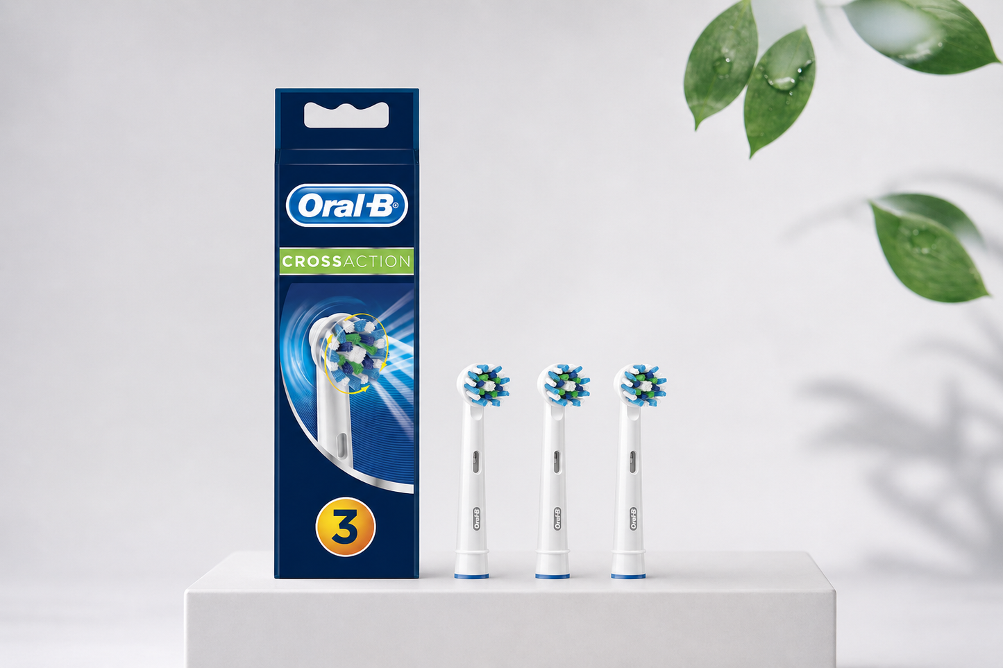 Oral-B Cross Action -vaihtopäät (3 kpl)