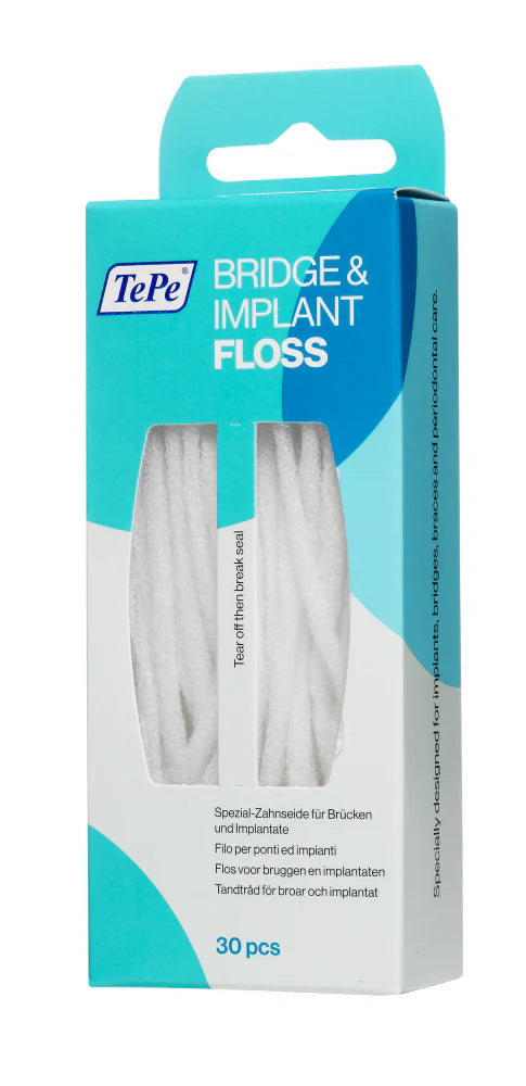 TePe Bridge & Implant Hammaslanka 30 kpl - Flossie