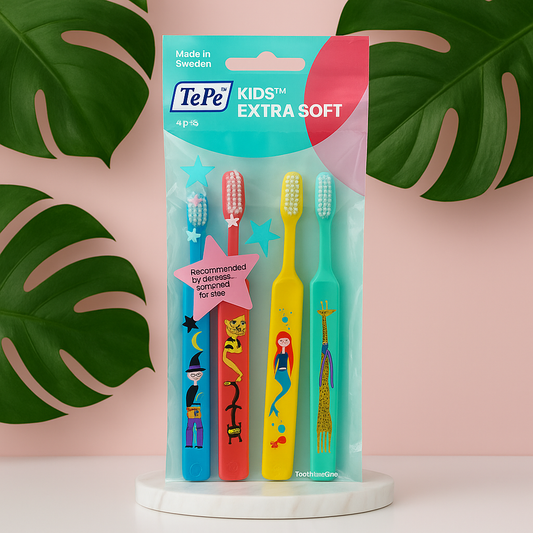 TePe Kids Extra Soft 4 kpl - Flossie