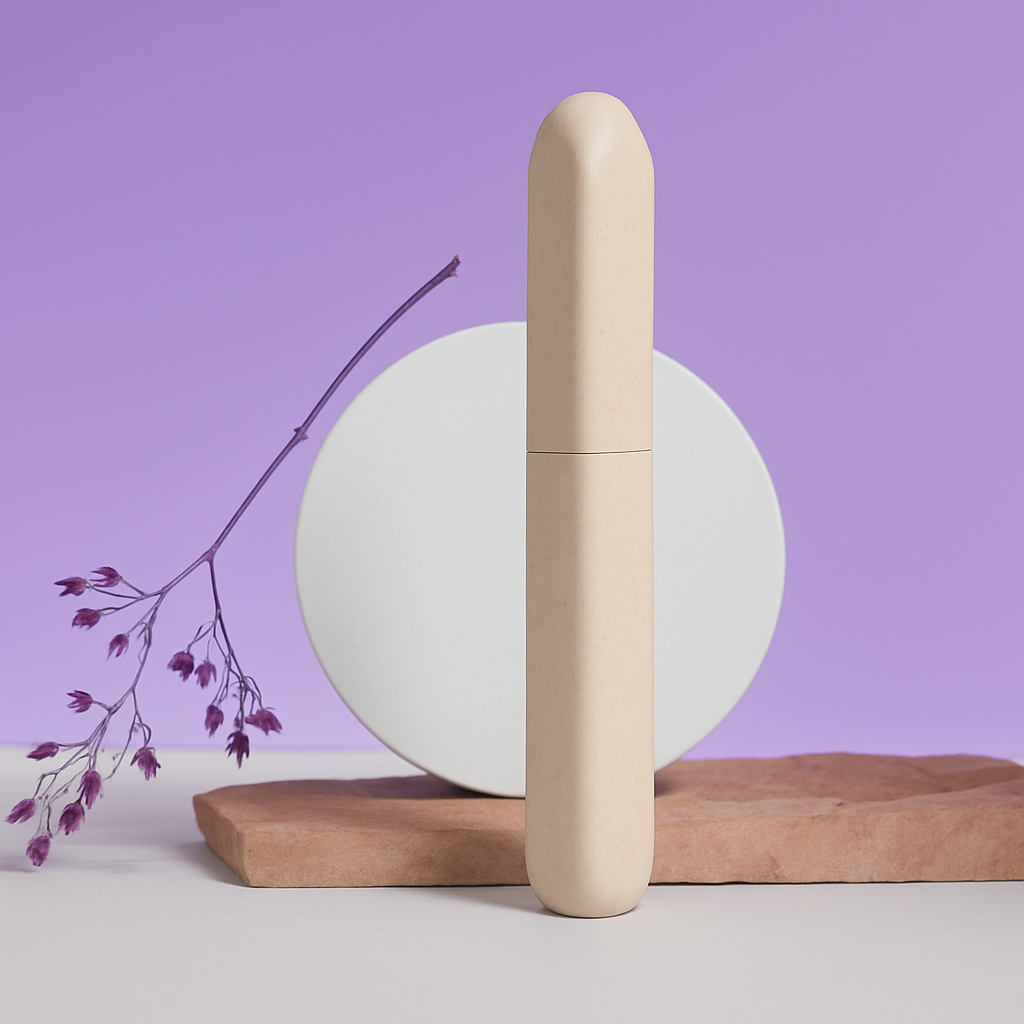 Hammasharjakotelo muovi-vehnäkuitusekoitteesta - Flossie