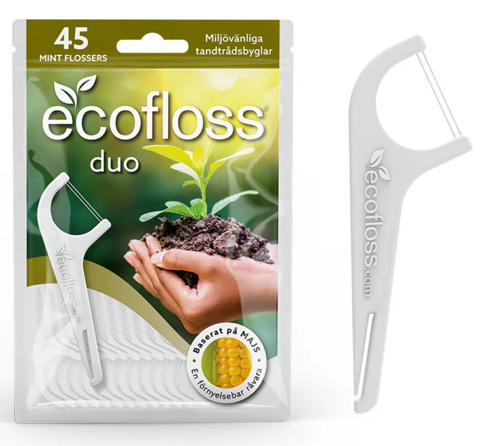 Hammaslankain EcoFloss Duo 45 kpl - Flossie