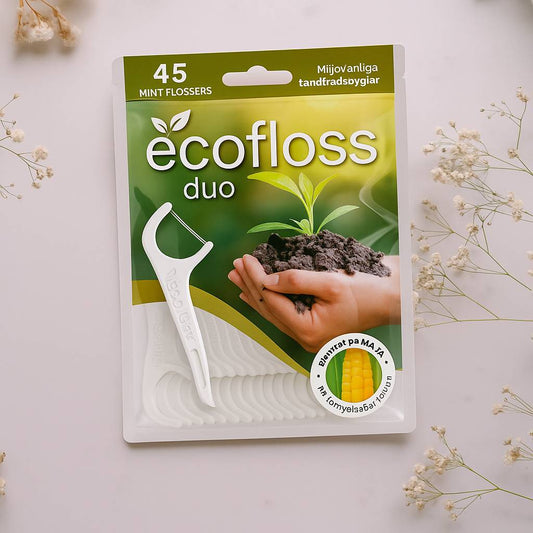 Hammaslankain EcoFloss Duo 45 kpl - Flossie