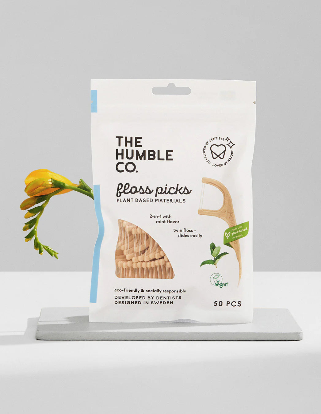 Humble Floss Picks hammaslankain 50 kpl - Flossie