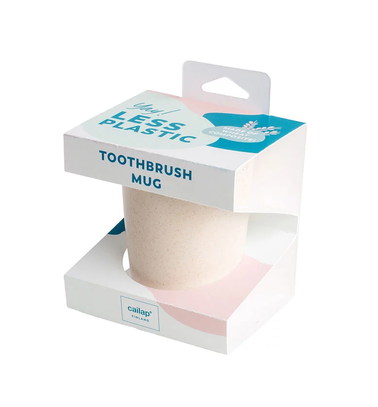 Hammasharjamuki muovi-vehnäkuitusekoitteesta - Flossie