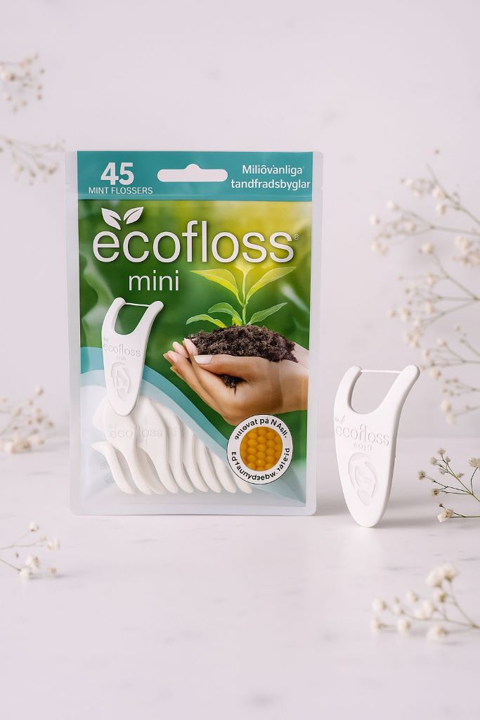 Hammaslankain Ecofloss Mini 45 kpl - Flossie