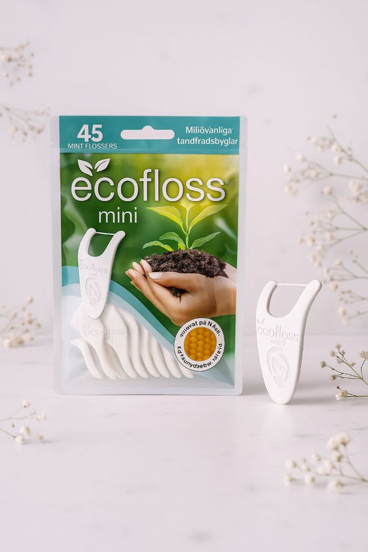 Hammaslankain Ecofloss Mini 45 kpl - Flossie