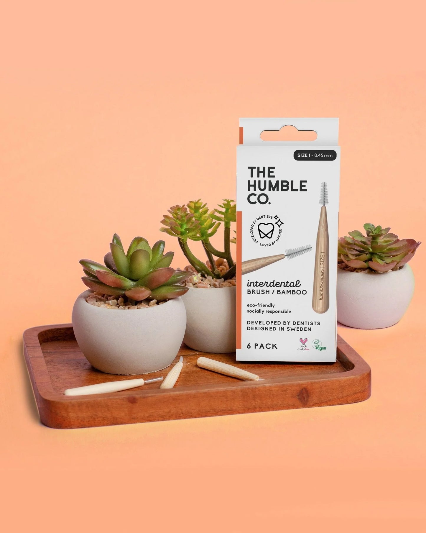 Humble Brush hammasväliharja 6 kpl - Flossie
